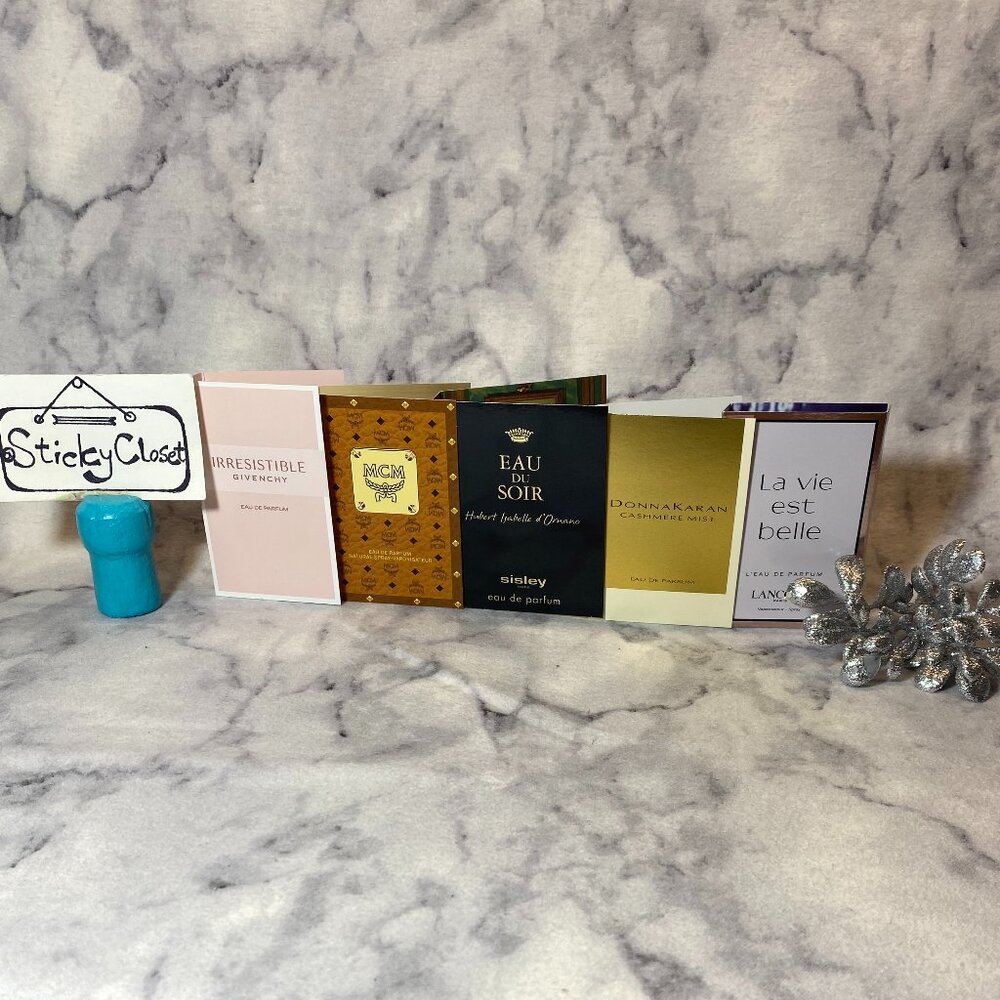 Lot of 5 Givenchy,MCM,Sisley,Donna Karan,Lancome,Irresistible,Belle,Soir-5pc-NEW - Picture 1 of 10